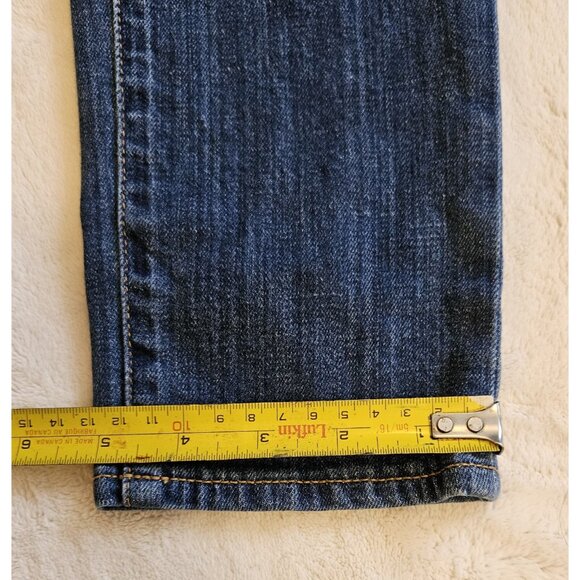Genetic Denim Jeans Womens Size 27 Blue Denim Skinny The Shane Distressed - Picture 16 of 16